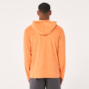 Dawny 1/4 Zip Hoodie - Soft Orange