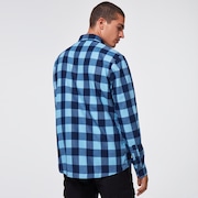 Essential Plus LT Flannel LS - Aviator Blue Check