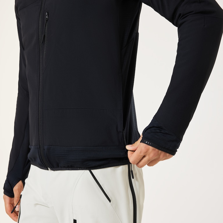 Bowls Alpha Full Zip Hoodie - Blackout