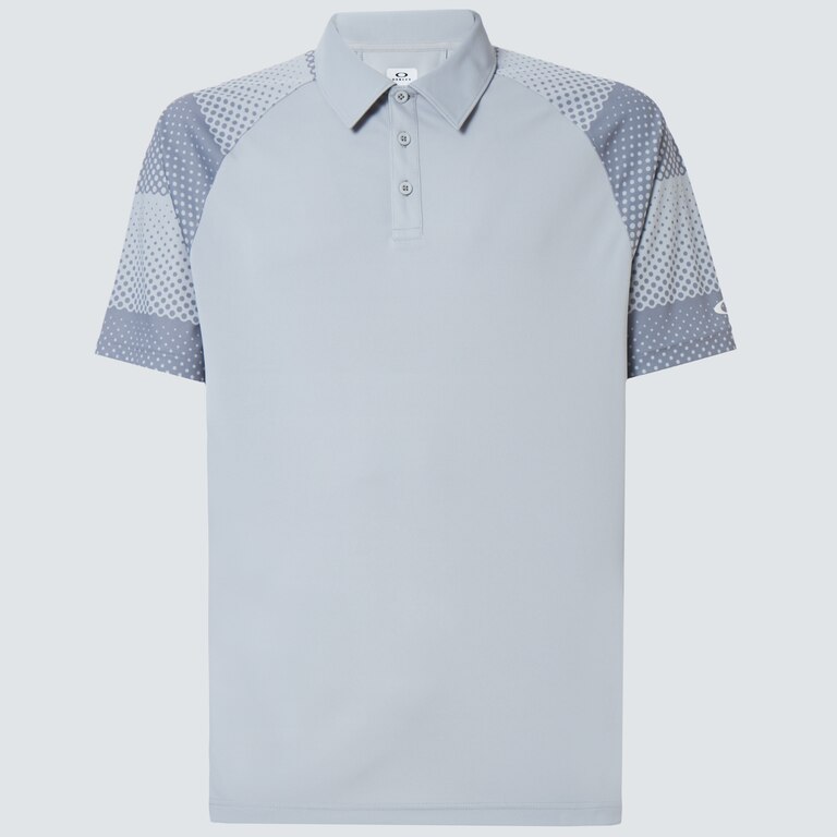 Dot Sleeves Polo - Lunar Rock