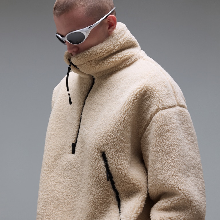 Snowdrift Qtr Zip Sherpa - Mist