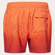 Sand Pixel Rc 16" Beachshort - Monogram Gradient Orange