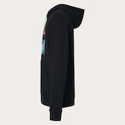 Golden Hour Bark Po Hoodie - Blackout