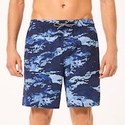 Camo H2O Rc 18" Beachshort - Tiger Mountain Camo Blue