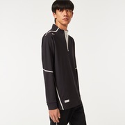 Skull Synchronism Ls Mock Shirt - Blackout