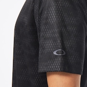 Oakley Reduct Polo - Geometric Print Black