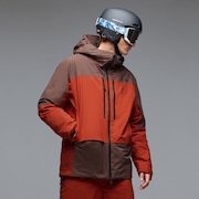 Canopy PRO Insulated Jacket - Dark Umber/Flame Red