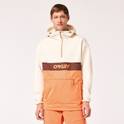 Tnp Nose Grab Softshell Hoodie - Arctic White/Soft Orange