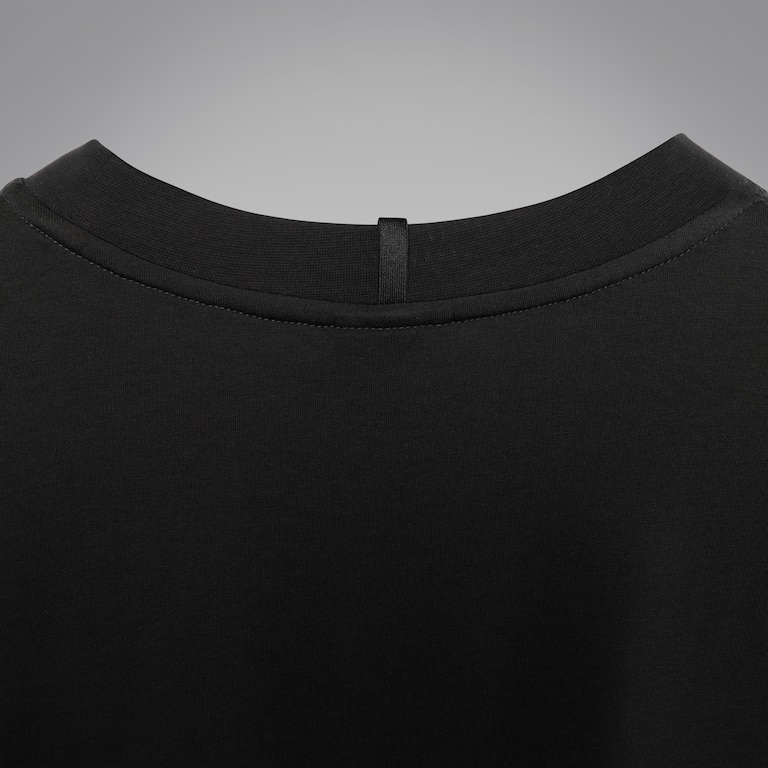 SS T-Shirt Metallic Chest Coin - Pitch Black