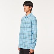 Pacific Button Down LS - Aviator Blue Check