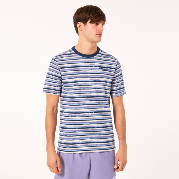 Blurrred Stripes Tee
