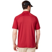 Mirror Graphic Polo - Raspberry