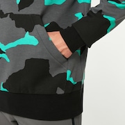 Factory Pilot Rc Hoodie - B1B Camo Black/Mint/Gray