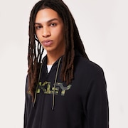 Teddy Full Zip Hoodie - Black/Tiger Mint Camo