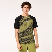 Seeker Airline SS Jersey - Duality Swirl Green/Black