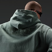 Echo Mod Embroidered Hoodie - Aviator Green