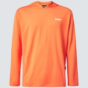 Rainbow Rc Hooded Rushguard - Soft Orange