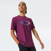 Marble Ellipse Tee - Dark Purple