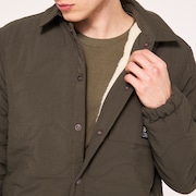 Quilted Sherpa Jacket - New Dark Brush