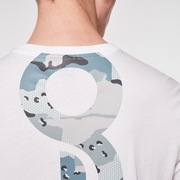 Oakley Camo Print Tee - White/Camo Gray