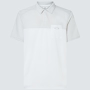 Blocked Gravity Polo - White