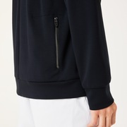 Skull Bulge H/Z Pullover Fleece - Blackout