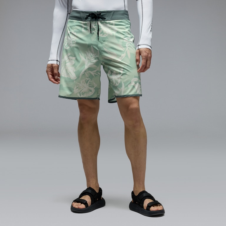 Session Rc 19" Boardshort - Camo Hibiscus Faded Green
