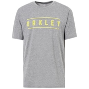 O-Double Stack Tee - Athletic Heather Gray