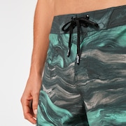 Marble Swirl 19" Boardshort - Mint Green Magma