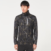 Oakley Crack Mx Hi-Neck Ls Shirt - Black Print