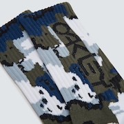 All Over Camo Socks - B1B Camo Blue/Gray