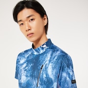 Skull Bold Omble Mock - Blue Storm Print
