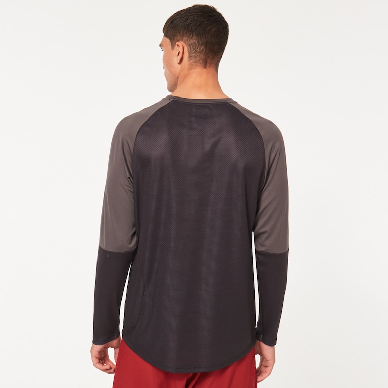 Factory Pilot Mtb LS Jersey - Black/Forged Iron
