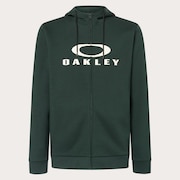 Bark FZ Hoodie 2.0 - Hunter Green/Arctic White
