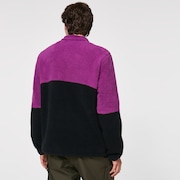 Gradient B1B patch FZ fleece - Blackout/Ultra Purple
