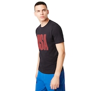 USA Allover Tee - Blackout