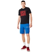 USA Allover Tee - Blackout