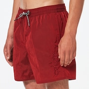 All Day B1B 16" Beach Short - Red Line