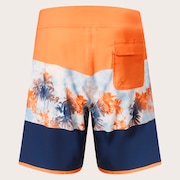Palm Florals Rc 19” Boardshort - Soft Orange