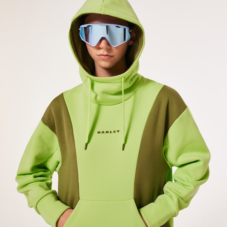 Rosy Rc Fleece Hoodie - Light Green