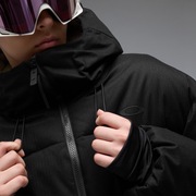 W. Icicle Cropped Jacket​ - Pitch Black