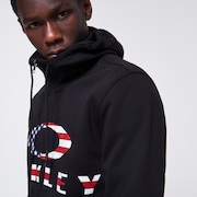 Bark FZ Hoodie - Black/American Flag