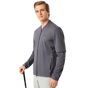 Albatross Rain Fz Jacket - Forged Iron