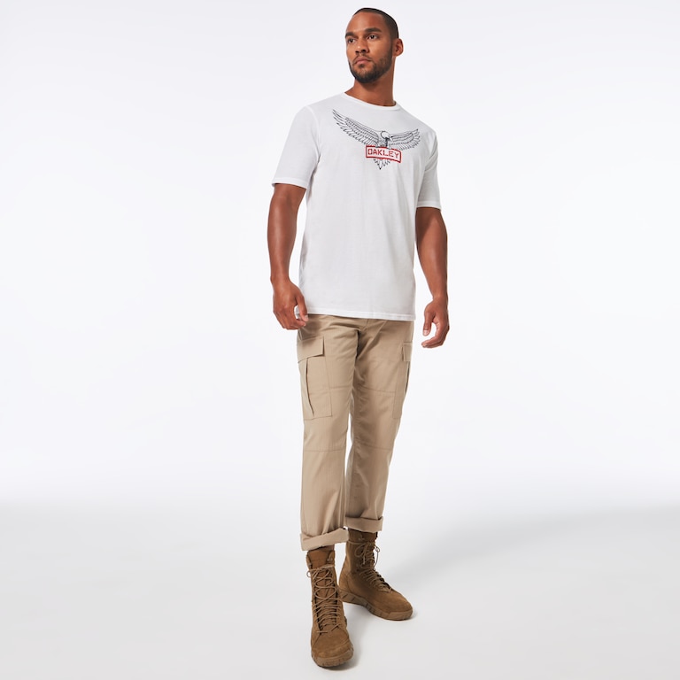 SI Oakley Eagle Tab Tee - White
