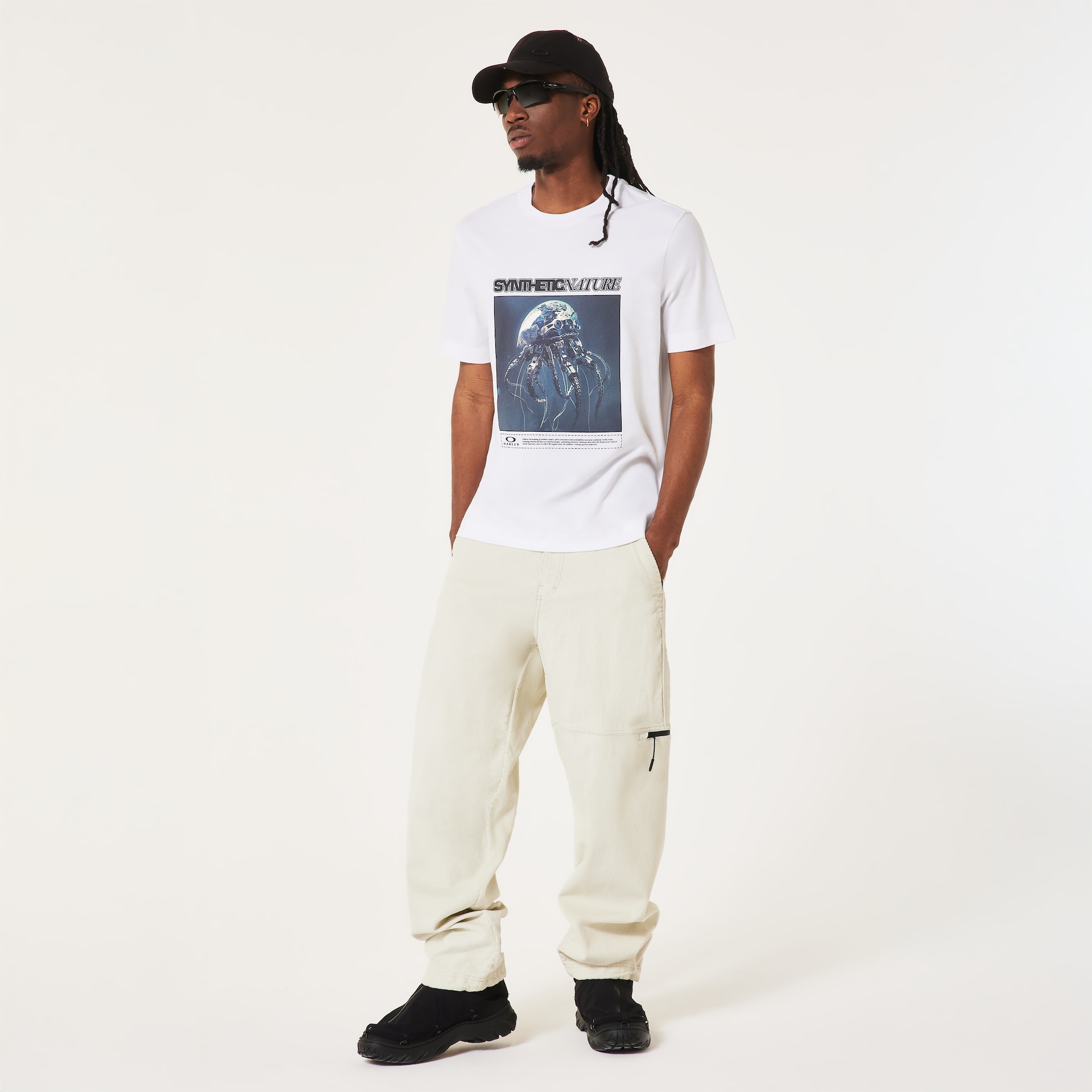 Oakley Men's Futurescape Jellyfish Tee - White Size: M