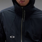 Skull O-Blades Hoodie Jacket - Pitch Black