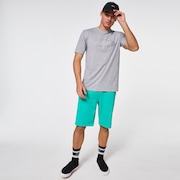 Embossed Ellipse Tee - New Granite Heather