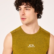 O Fit Rc Sleeveless Tee - Green/Yellow Heather