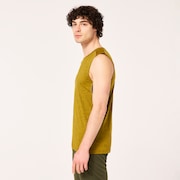 O Fit Rc Sleeveless Tee - Green/Yellow Heather