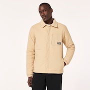 Quilted Sherpa Jacket - Humus